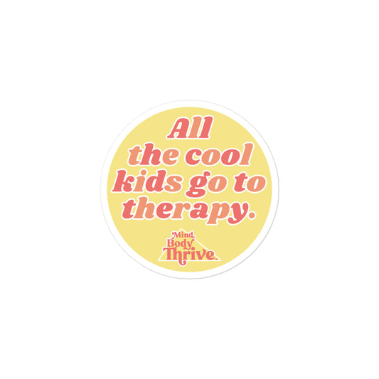 "All The Cool Kids" Bubble-free stickers