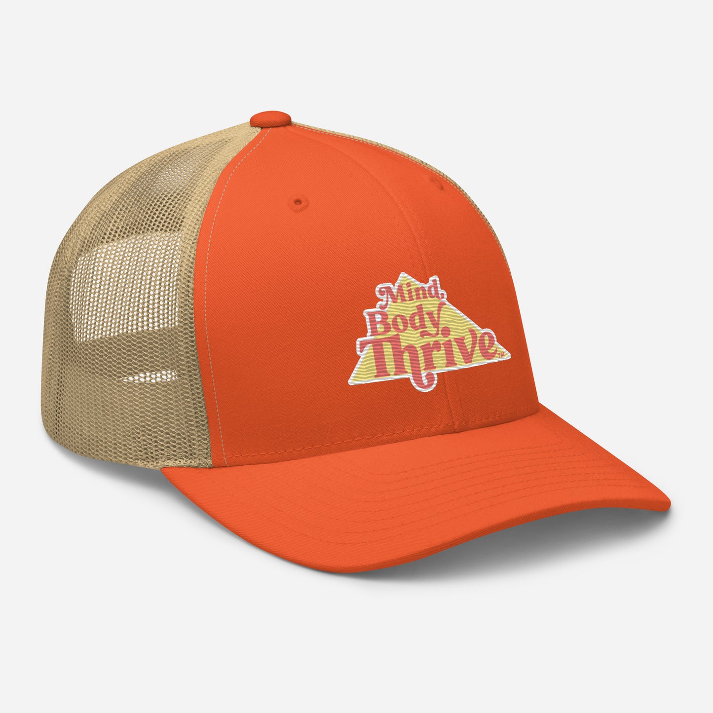 Logo Embroidered Trucker Cap